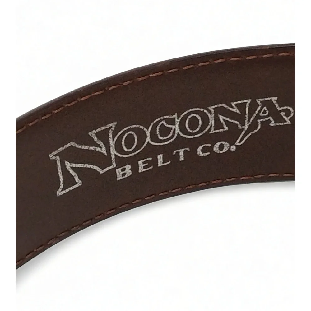 Vintage Nocona Belt Co. Western Leather Belt 38 Western Leather Belt Cowboy
